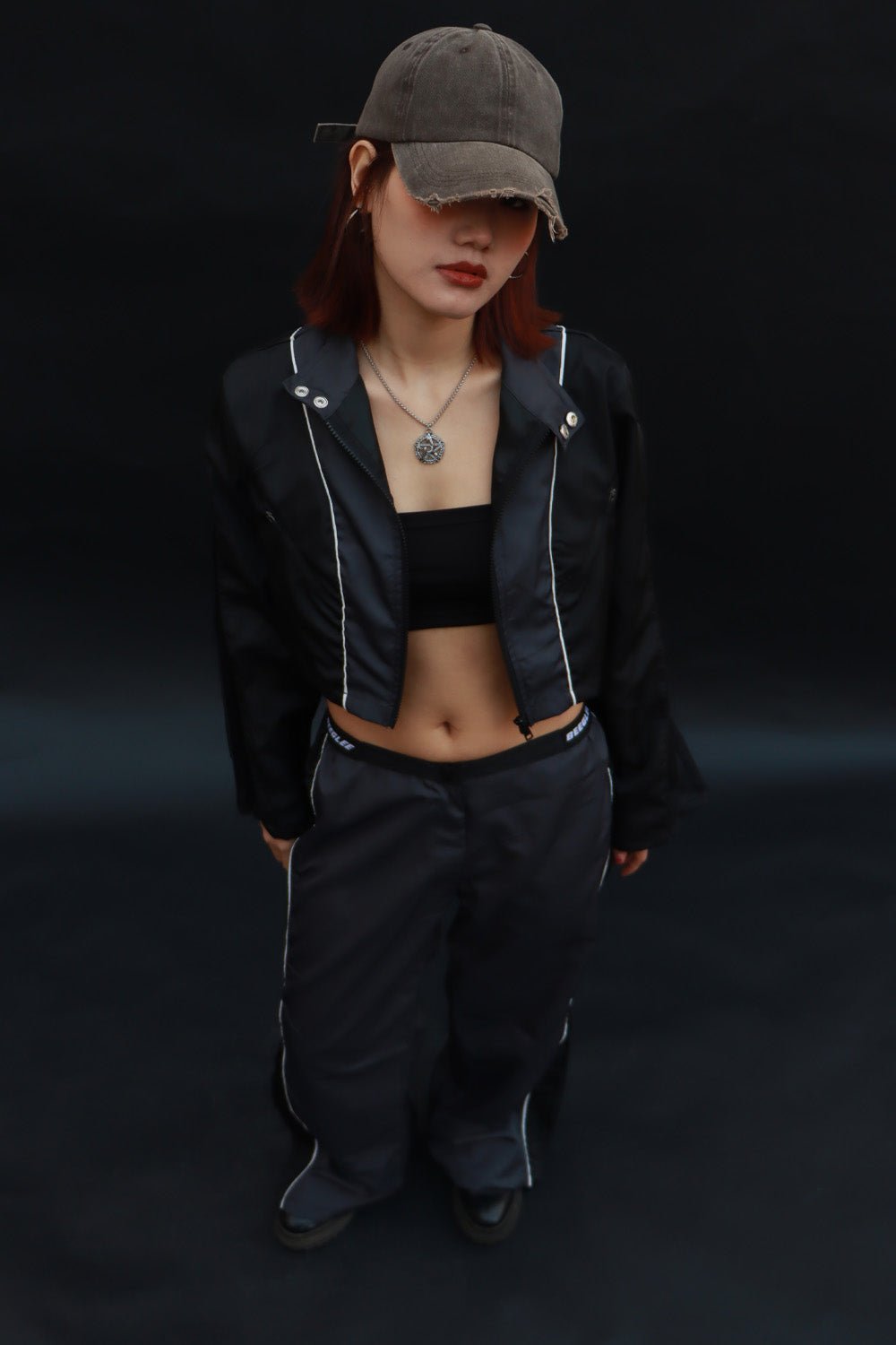 Ashen Grey Rogue Zip-Up Jacket