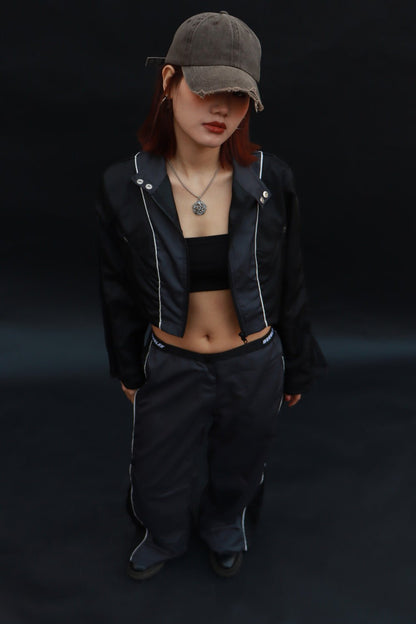 Ashen Grey Rogue Zip-Up Jacket