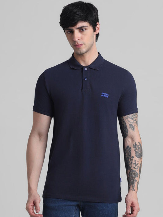 Polo Collar Slim Fit Pure Cotton T-shirt