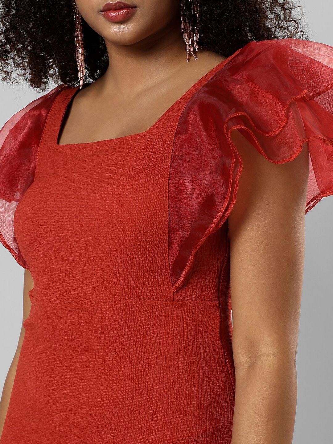 Flutter Sleeve Bodycon Dress