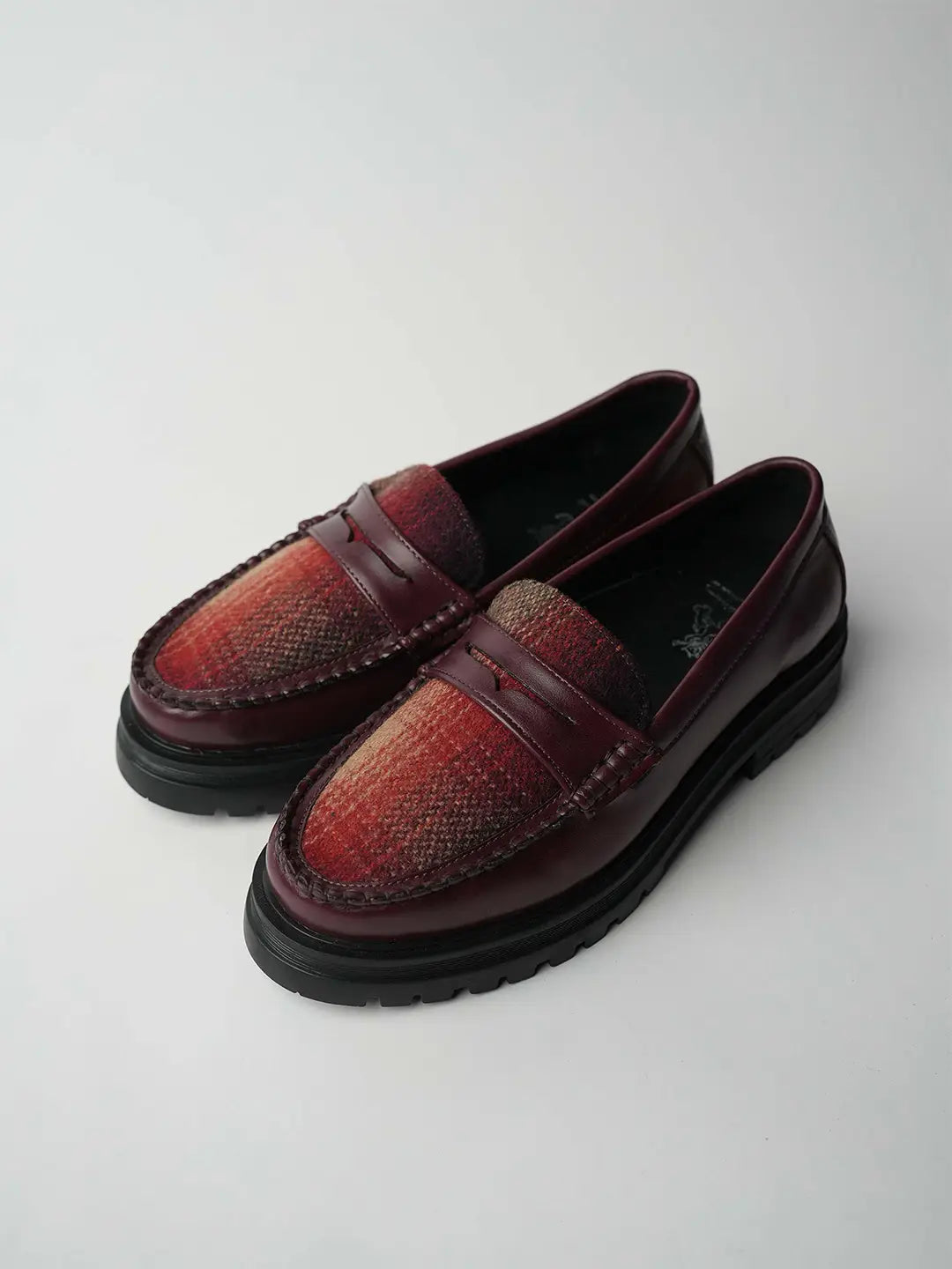 Theater Women Dr. Storm Cherry Chunky Penny Loafers