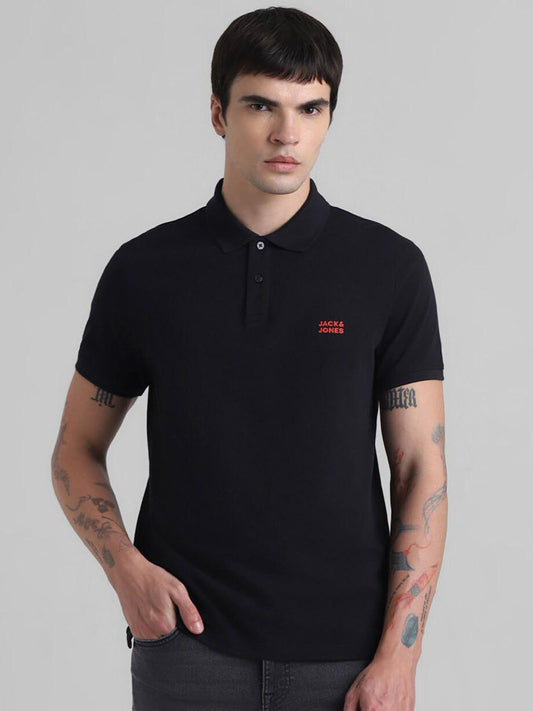 Polo Collar Slim Fit Pure Cotton T-shirt