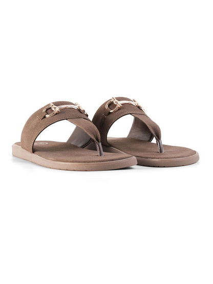 T-Rad Luxe Horsebit Sandals - Brown