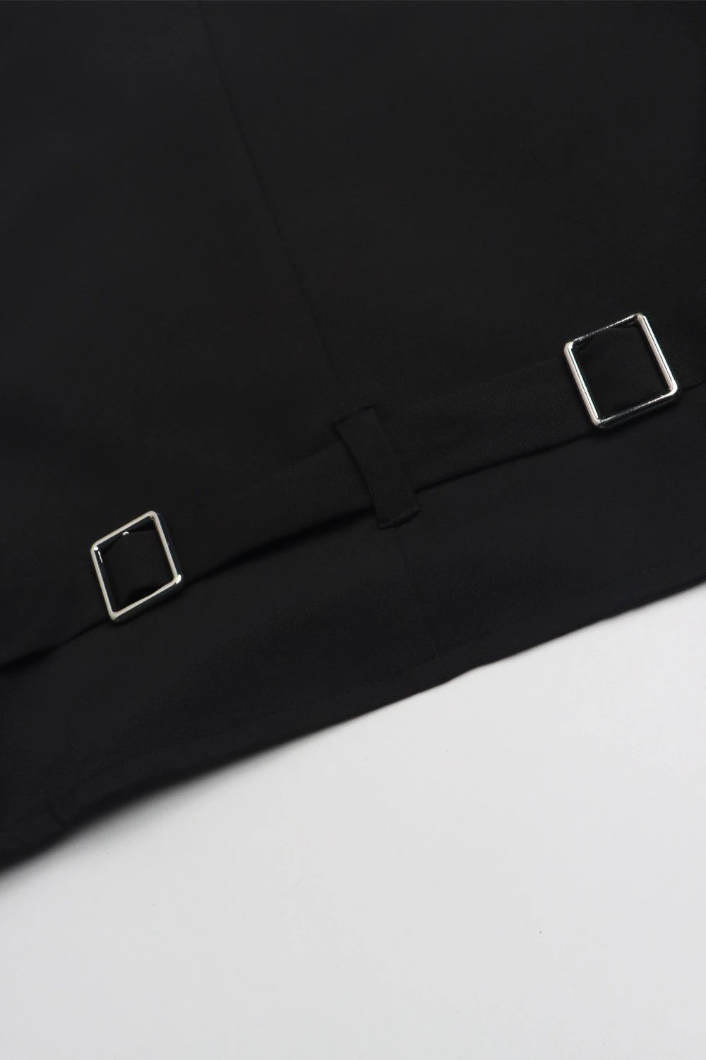 Black Cinch Strapped Blazer