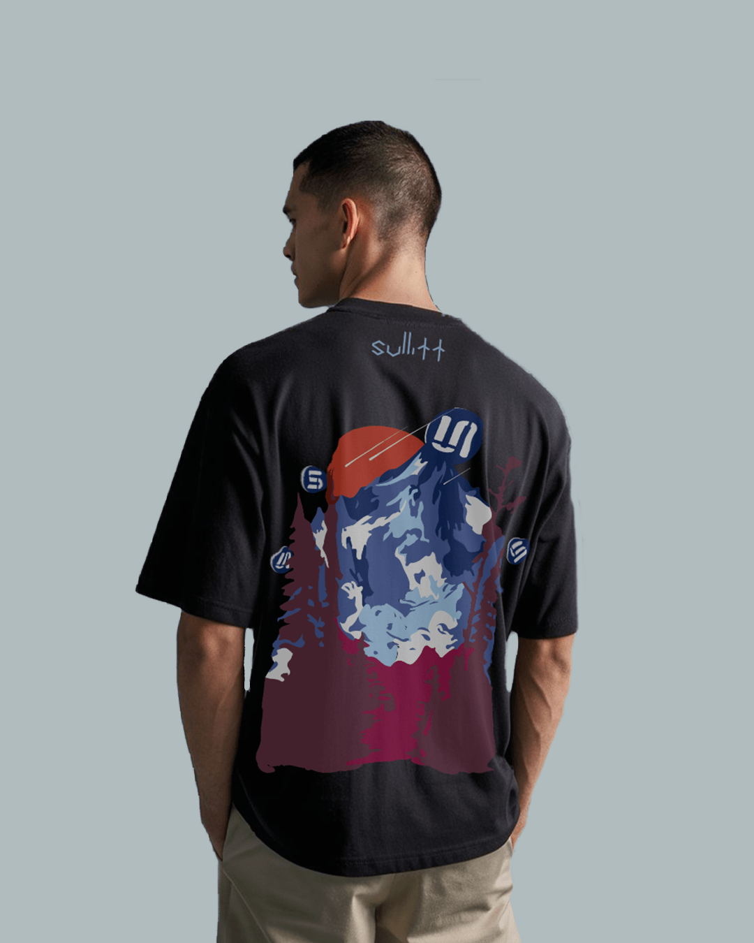 Black Mountain Oversized T-Shirt