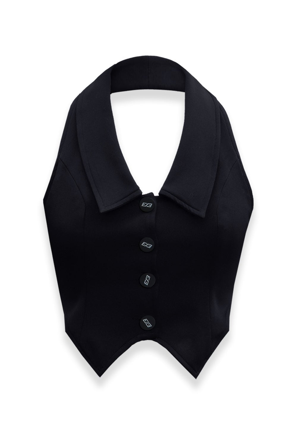 Black Workload Tie-up vest