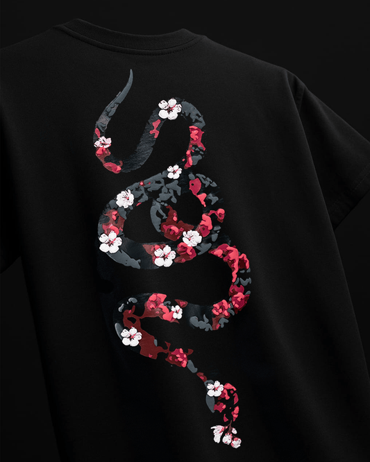 BLOOMED SNAKE TEE