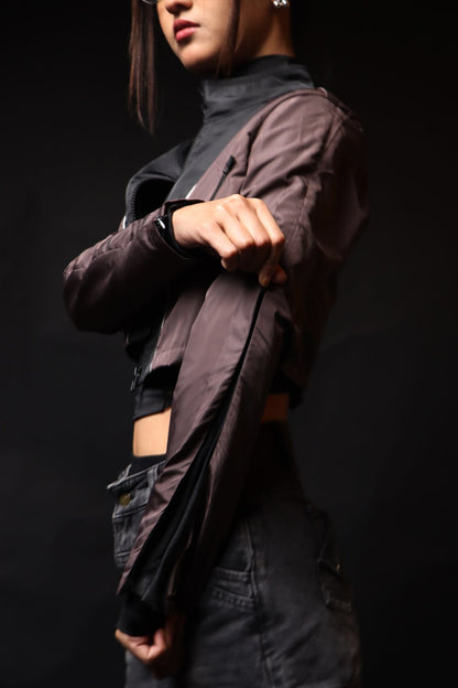 Brown Rogue Zip-Up Jacket