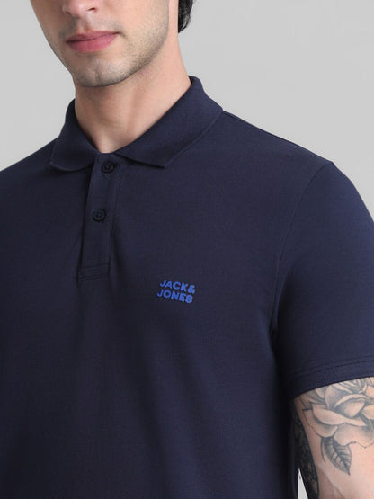 Polo Collar Slim Fit Pure Cotton T-shirt