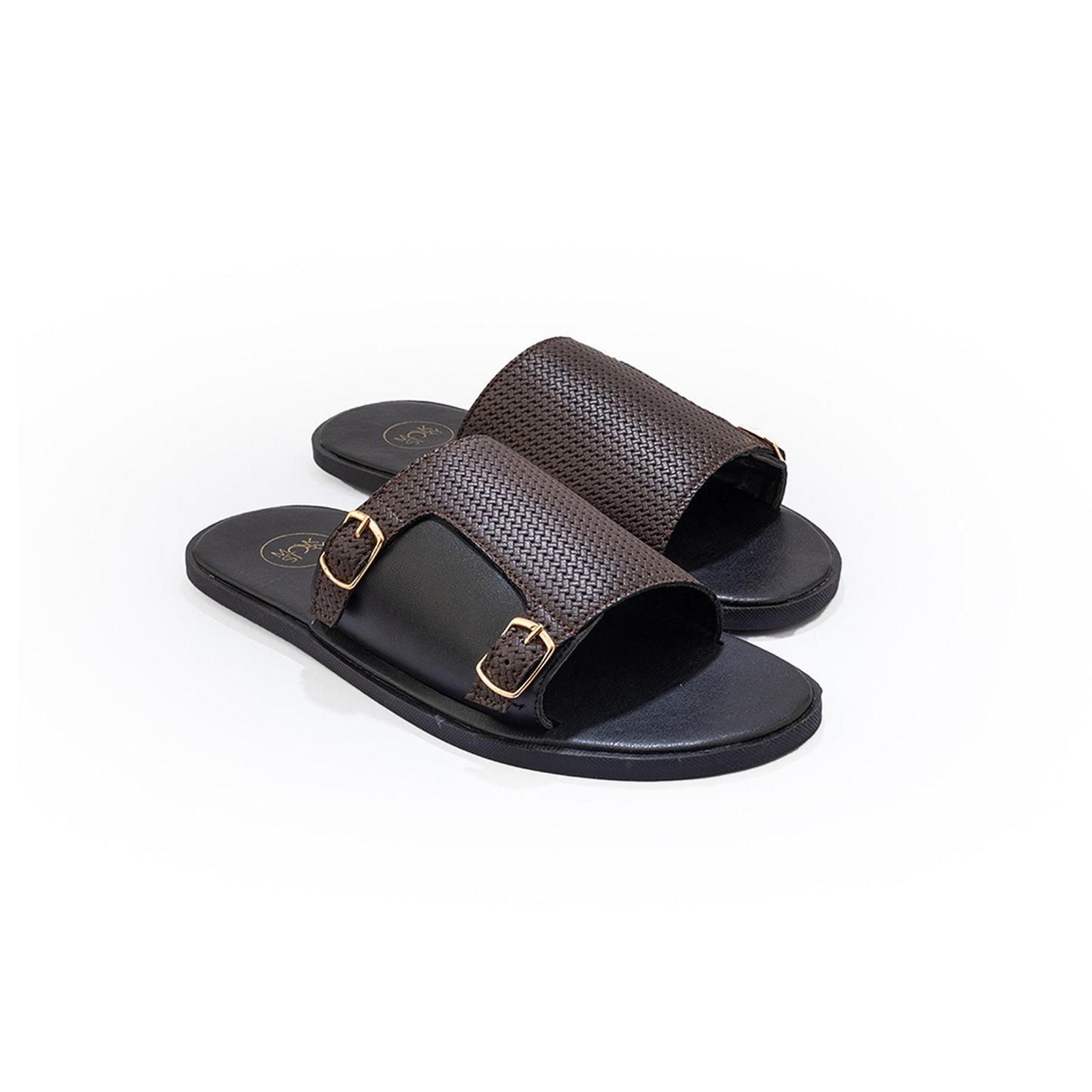 T-Rad Double Monk Strap Sandals - Black|Brown