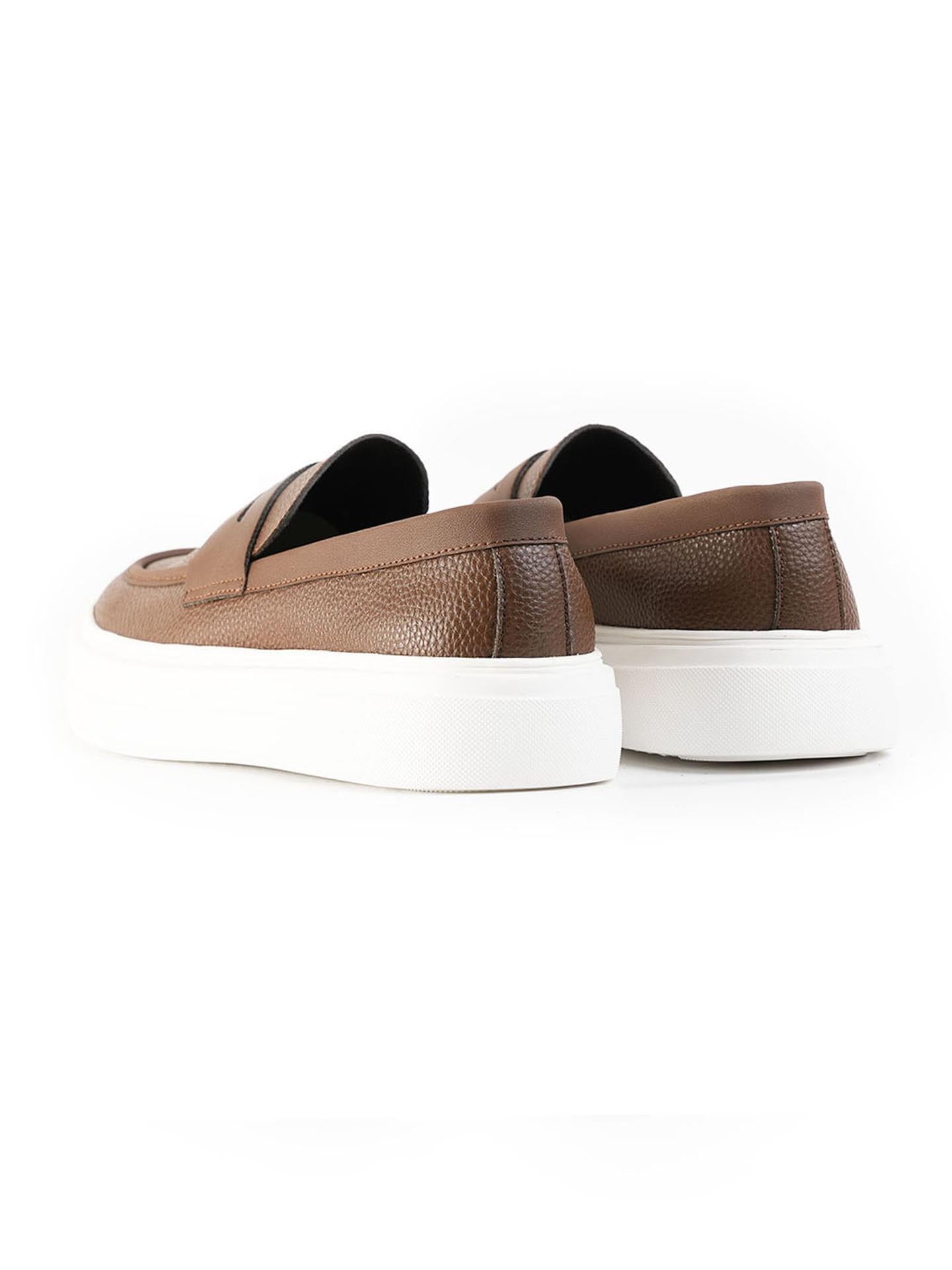 Monkstory Chunky Luxe Slip-On Sneakers - Tabac Brown