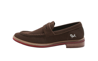 Neeman's Block Heel Loafers for Mens | Breathable Knit Upper Comfortable & Flexible EVA Sole