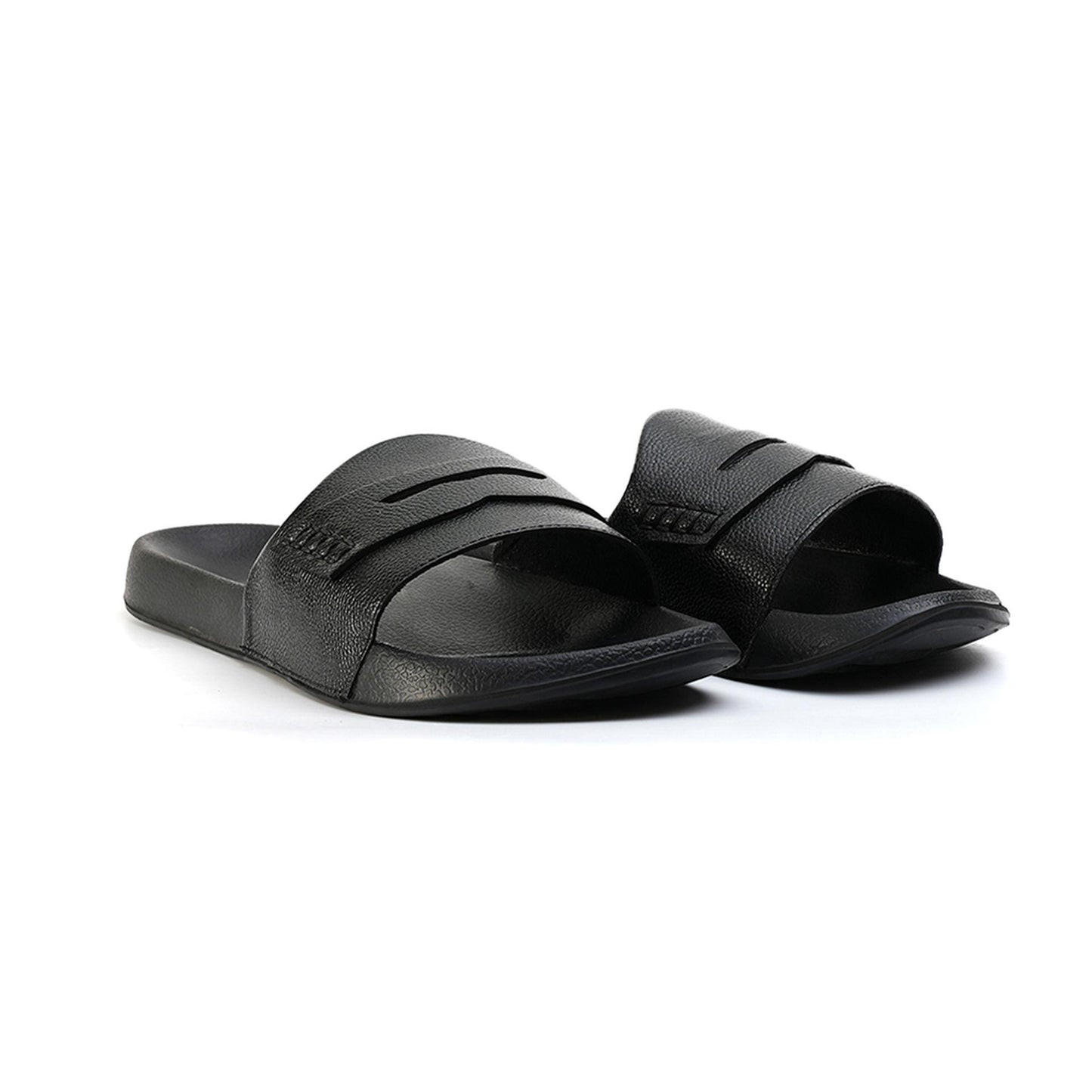 Monkstory Old Money Minimalist Sliders - Black