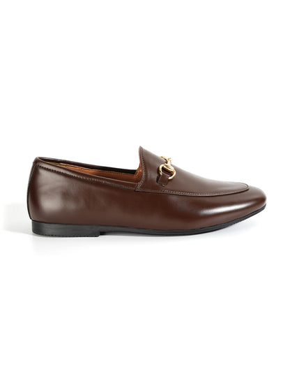 Monkstory Horsebit Flexi Business Slip-Ons - Brown