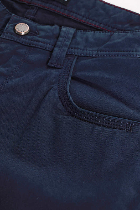 Navy 5 Pocket Chinos