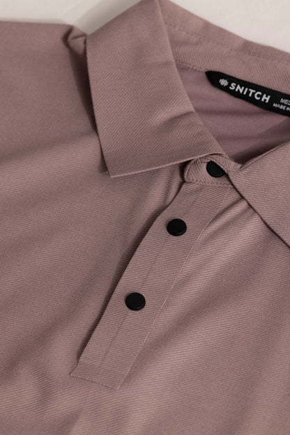 Edward Mauve Polo T-Shirt