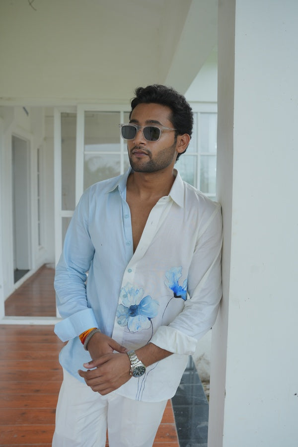 Blue Elan Cotton Shirt