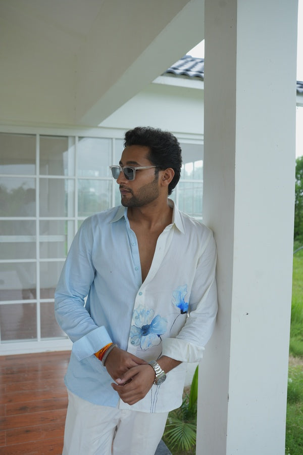 Blue Elan Cotton Shirt