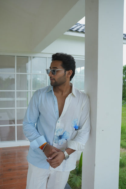 Blue Elan Cotton Shirt