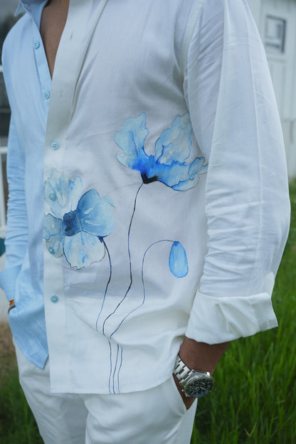 Blue Elan Cotton Shirt