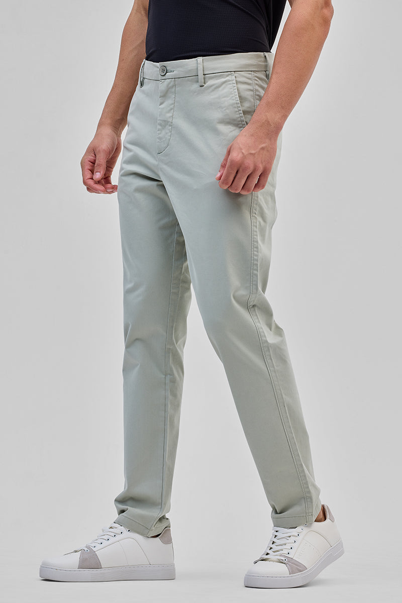 Grey Slim Fit Trousers