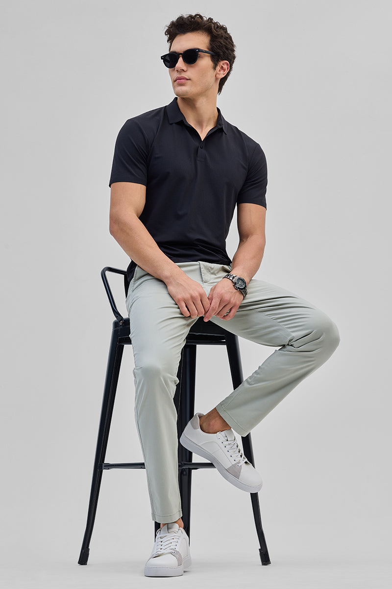 Grey Slim Fit Trousers