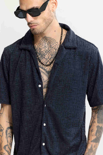 Quads Line Navy Shirt