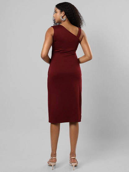 Shoulder Straps Tulip Hem Dress