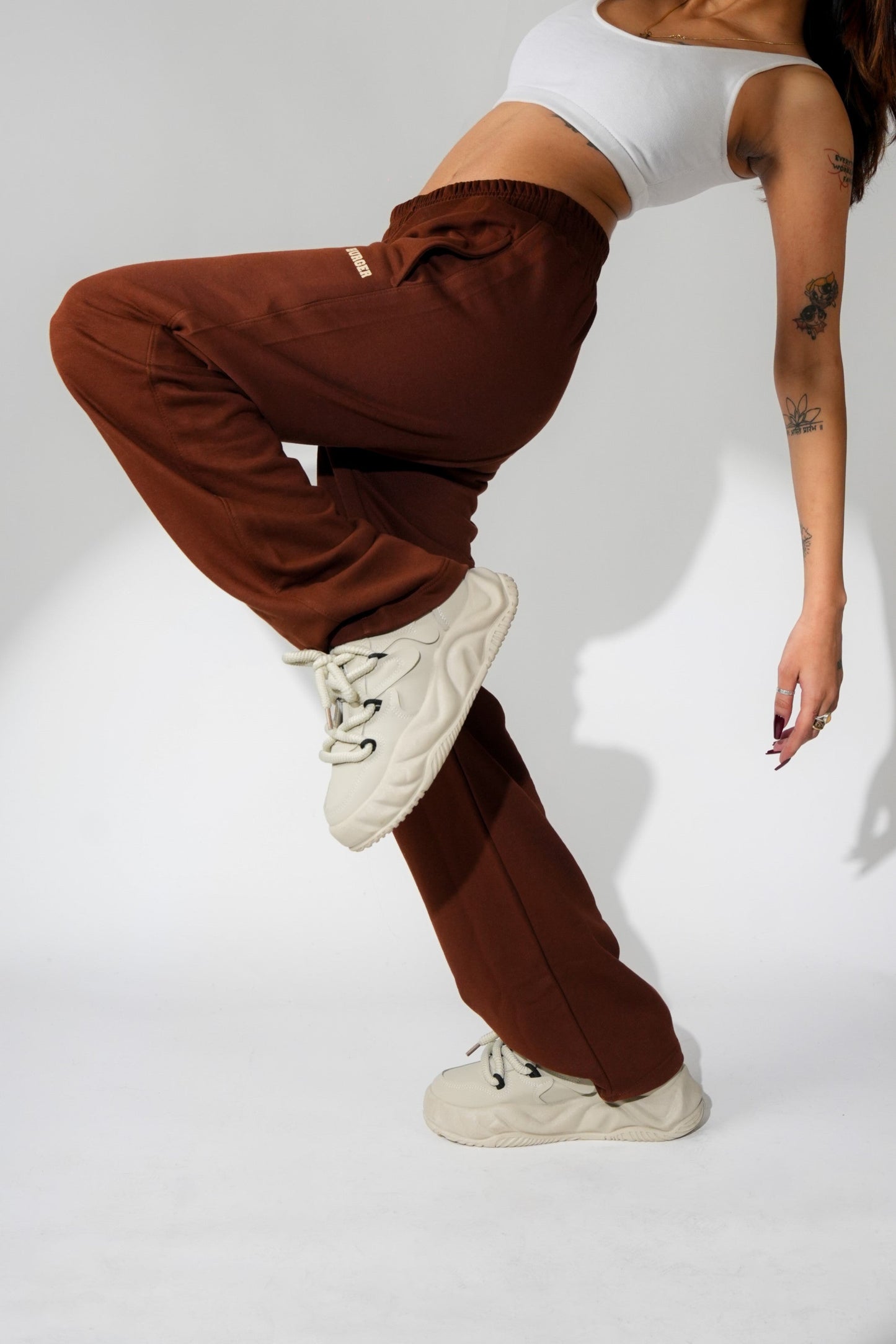 Irish Track Pants - Brown