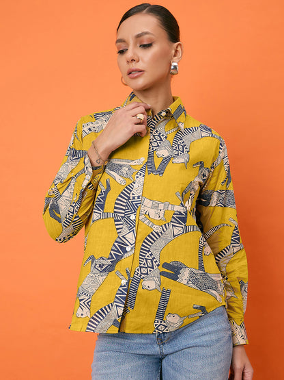 Printed Cotton Shirt