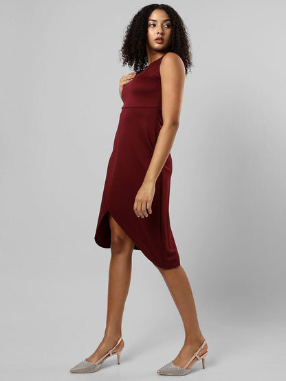 Shoulder Straps Tulip Hem Dress