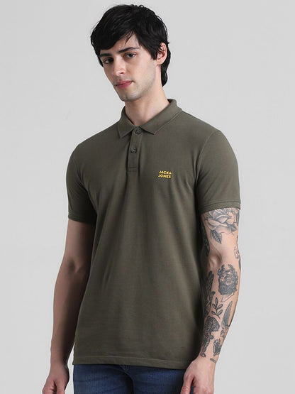 Polo Collar Slim Fit Pure Cotton T-shirt