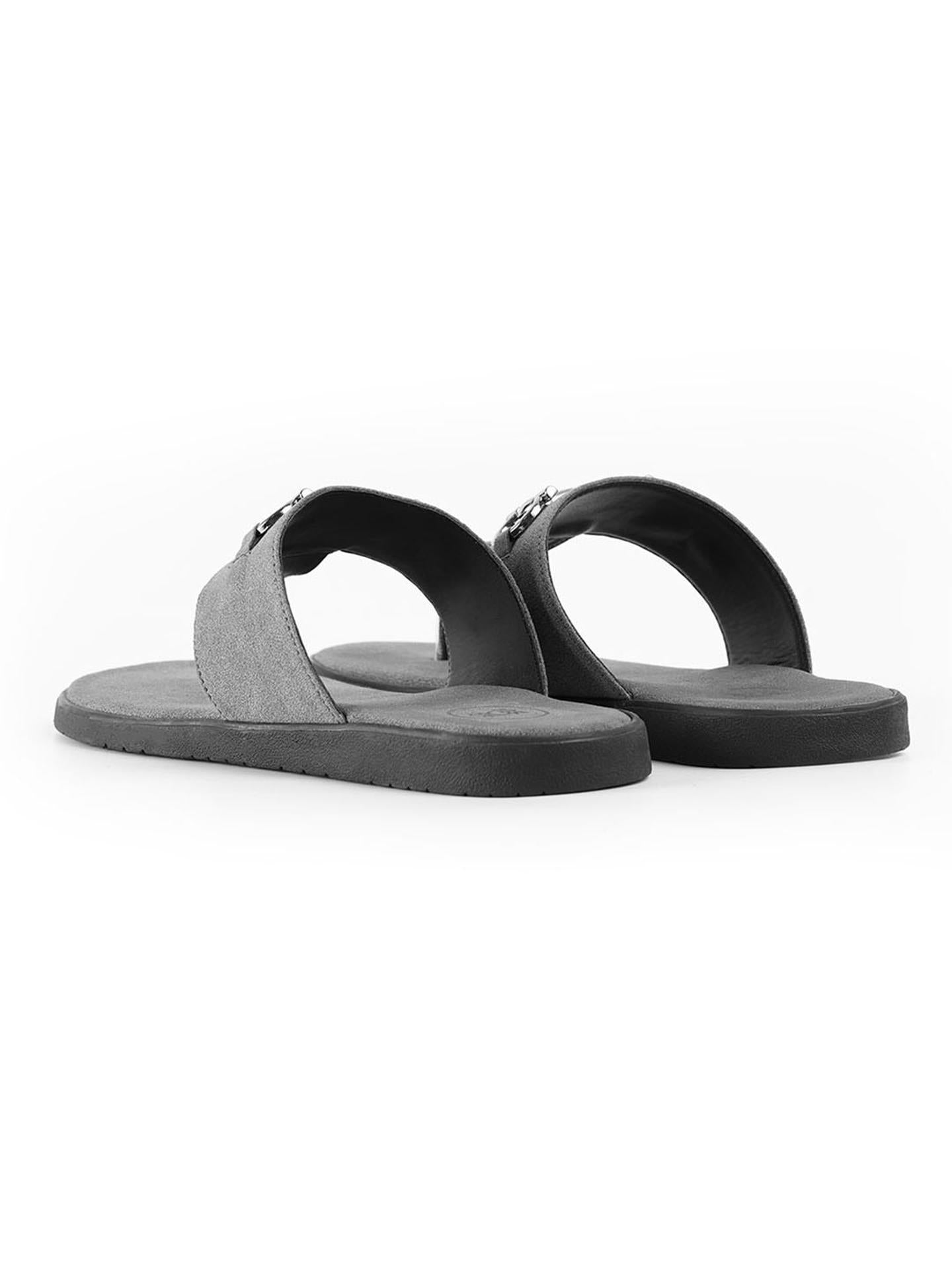 T-Rad Luxe Horsebit Sandals - Grey