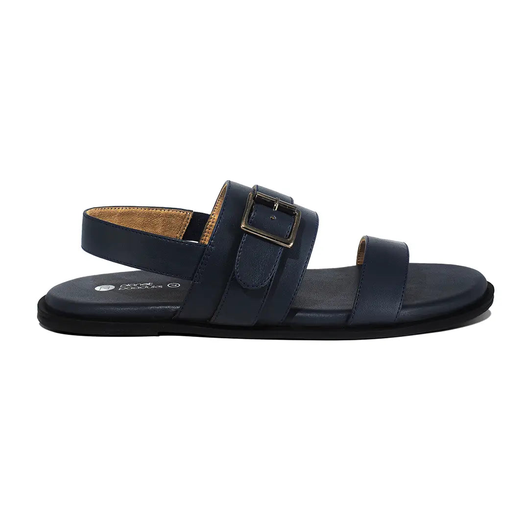 Paaduks Leo Crossover Vegan Leather Blue Men Sandals