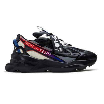 724 Black Sport Chunky Sneaker