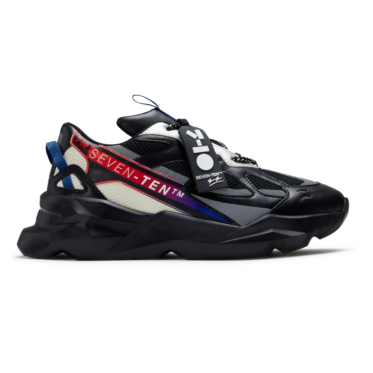 724 Black Sport Chunky Sneaker