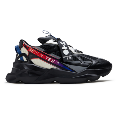 724 Black Sport Chunky Sneaker