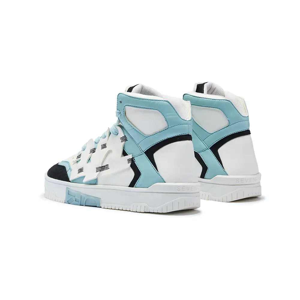 736 Cloud White High-Top Sneakers