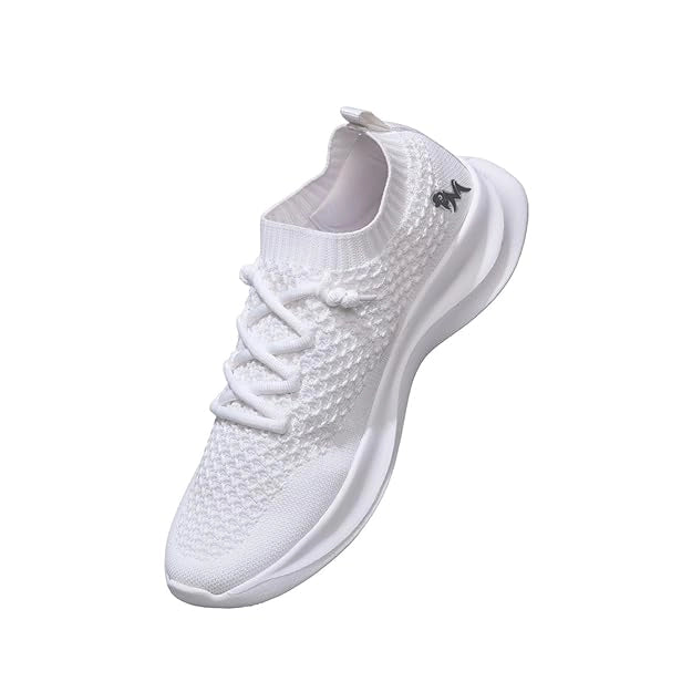 Neeman's Knit Gliders Casual Sneakers for Men | Breathable AirKnit Upper, Cushioned Insole & Slip-Resistant Sole for All-Day Comfort