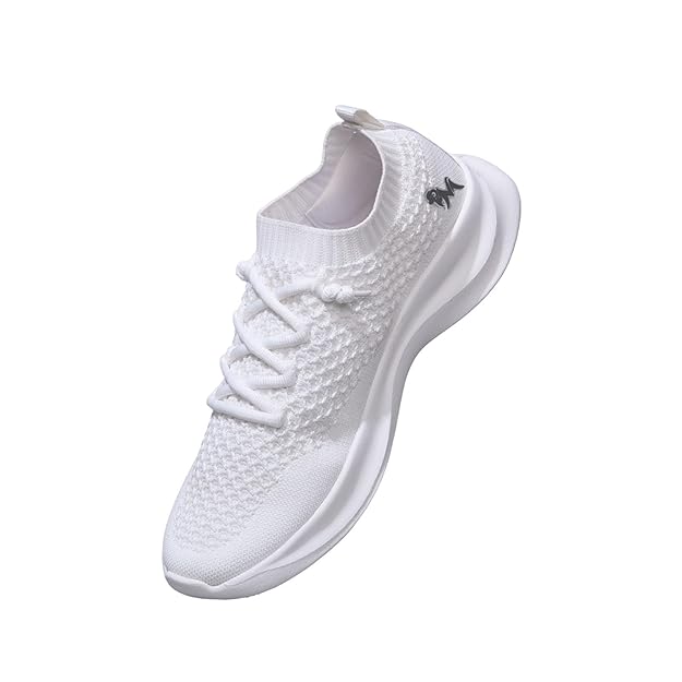 Neeman's Knit Gliders Casual Sneakers for Men | Breathable AirKnit Upper, Cushioned Insole & Slip-Resistant Sole for All-Day Comfort