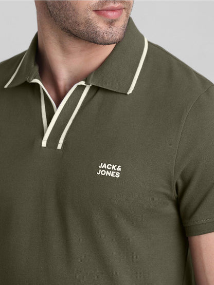 Cotton Polo Collar Slim Fit T-shirt