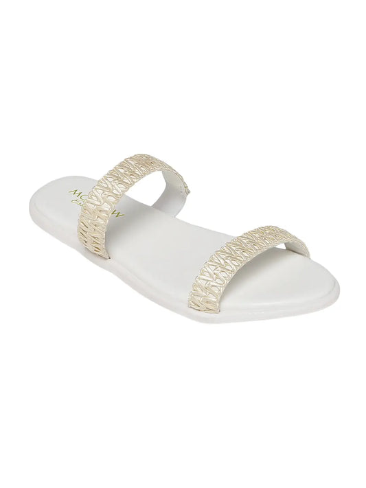 Eliya Off White Flats