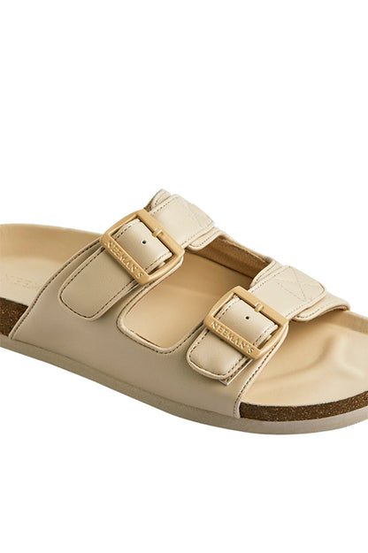 Neeman's Cork Sandals for Women | Stylish and Fashionable Slippers for Girls | Ankle Strap Open Toe Indoor Outdoor Sandals | Lightweight Comfortable Soft Flat Chappal | Everyday Comfort