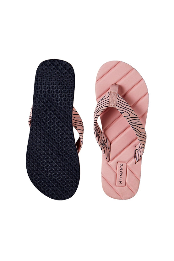 Neeman's All-Vibes Flip Flops for Women | Cushioned & Comfortable Slippers for Women | Everyday Comfort | Stylish, Lightweight, Flexible & Durable Flip Flops|Soft Daily Use Chappal