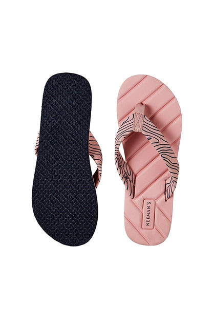 Neeman's All-Vibes Flip Flops for Women | Cushioned & Comfortable Slippers for Women | Everyday Comfort | Stylish, Lightweight, Flexible & Durable Flip Flops|Soft Daily Use Chappal