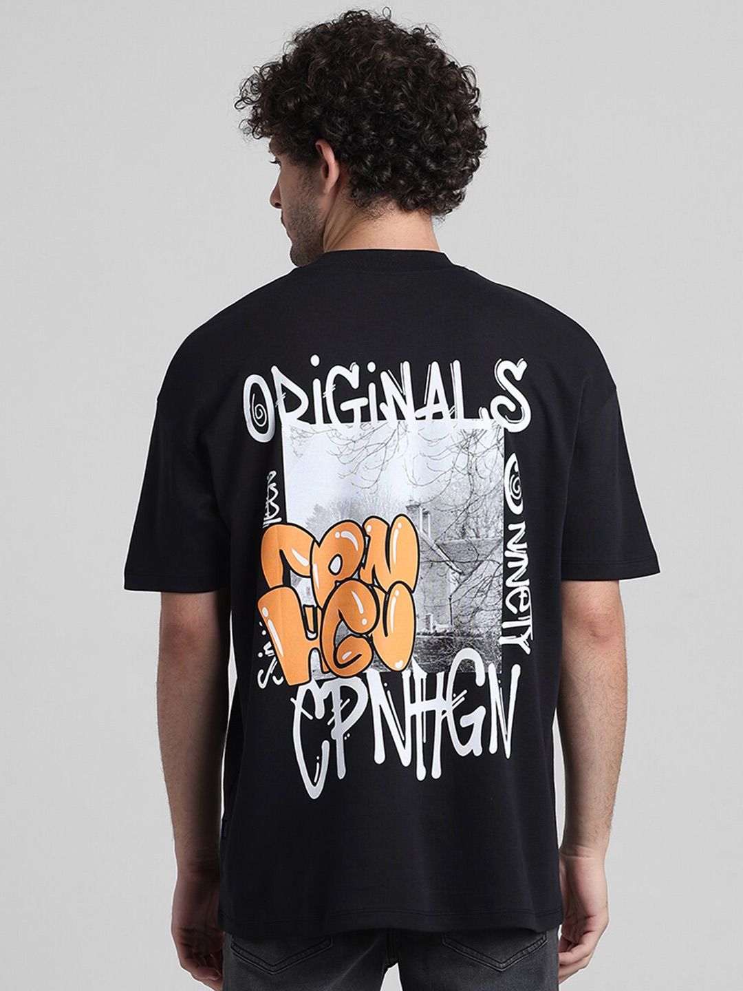 Graphic Printed Oversized Cotton T-shirt