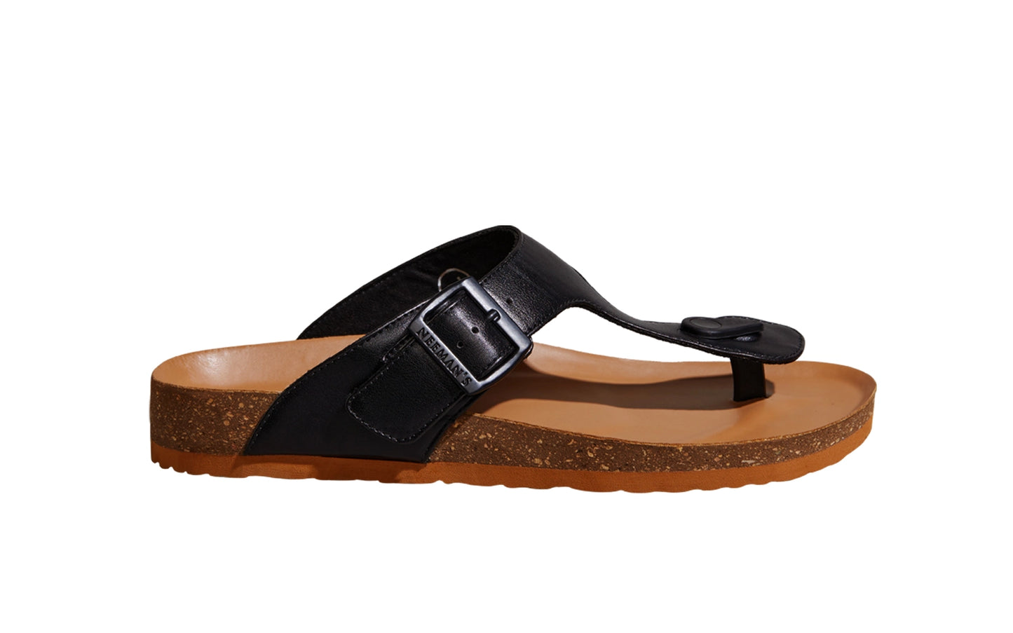 Neeman's Cork Sandals for Men | Stylish and Fashionable Slippers for Boys | Ankle Strap Open Toe Indoor Outdoor Sandals | Lightweight Comfortable Soft Flat Chappal | Everyday Comfort
