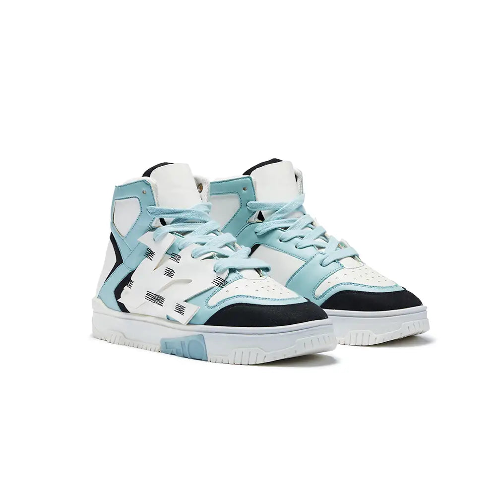 736 Cloud White High-Top Sneakers