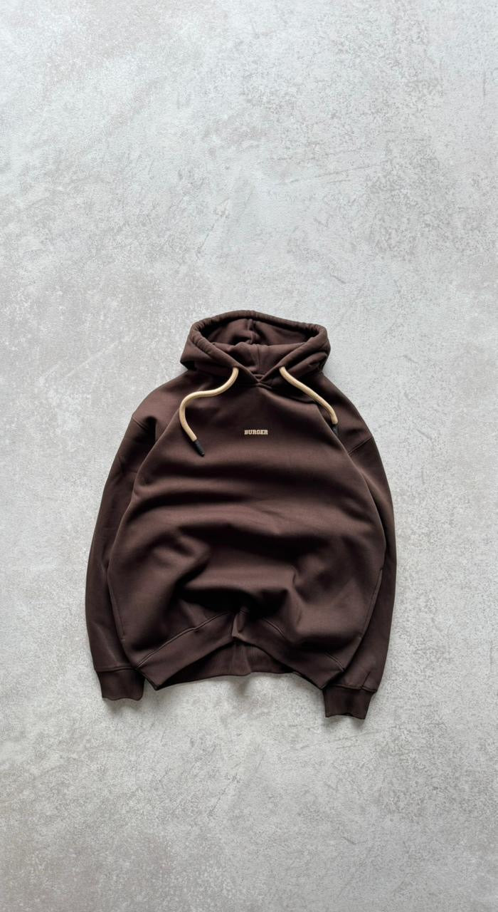 Brown Heavyweight Baggy Hoodie