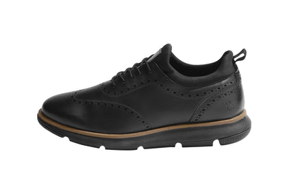 Neeman's Crossover Brogues for Men | Faux Leather (PU) on Mesh Base | Comfortable Semi-Casual Oxfords